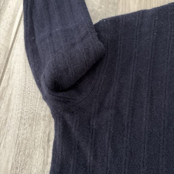 Todd Snyder Mens Merino Wool Sweater Pullover Crewneck Striped Shrunk Fits Small - Picture 4 of 11